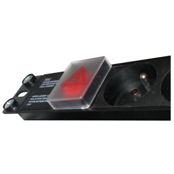 Listwa przeciwprzepięciowa A-LAN PZ081U3M (8 x UTE; 16 A (3680 W); 3m; kolor czarny)
