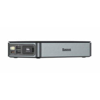 Powerbank/Rozrusznik Baseus Pro+ Car Jump Starter, 12000mAh, 1200A, USB (czarny)