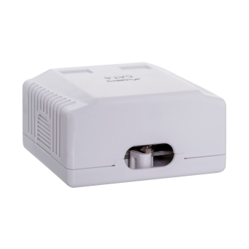 Gniazdo natynkowe Lanberg OU6-0002-W (RJ-45; UTP; kolor biały)