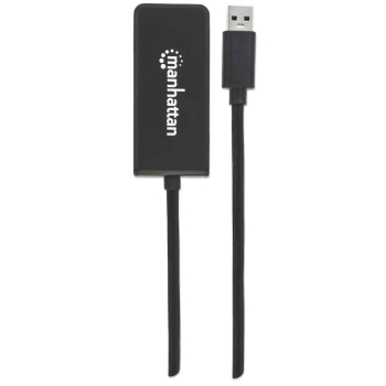 Manhattan 152259 zewnętrzna karta graficzna usb Czarny