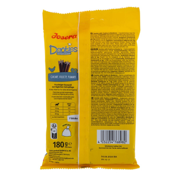 JOSERA Denties Drób z jagodami - przysmak dla psa - 180 g