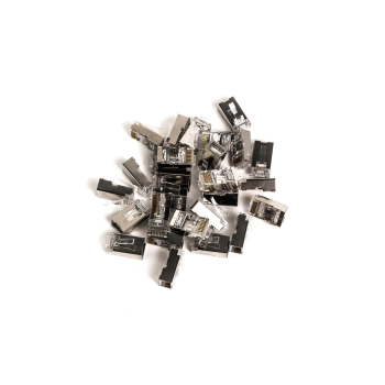 Wtyk RJ45 (8P8C) przelotowy, kat.6, ekranowany, AWG 26-24, opakowanie 100 szt.