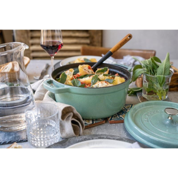 Garnek żeliwny okrągły STAUB 40508-706-0 - 5,2 ltr miętowy