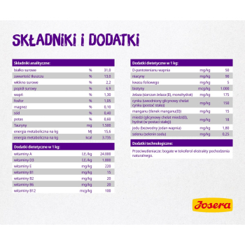 JOSERA Culinesse - sucha karma dla kota - 10 kg
