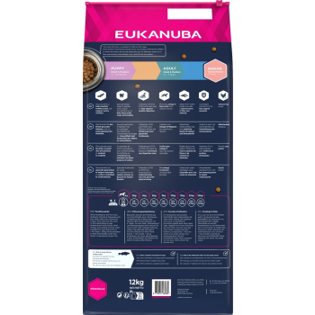 EUKANUBA Grain Free Senior Małe/średnie rasy, Ryby oceaniczne - sucha karma dla psa - 12 kg