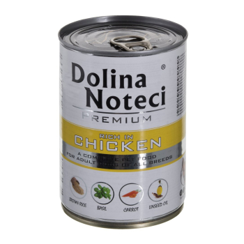 DOLINA NOTECI Premium bogata w kurczaka - mokra karma dla psa - 400g