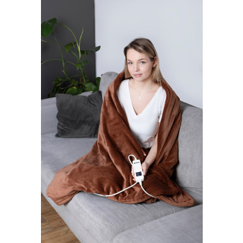 Koc elektryczny Noveen EB655 Brown super miękki 180x130cm