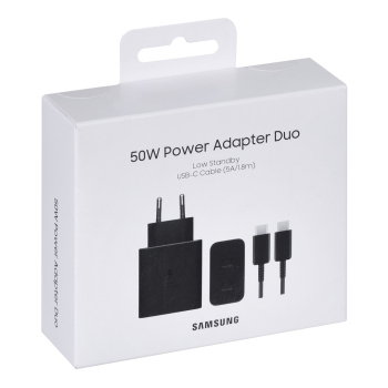 Samsung 50W Power Adapter Duo, Black