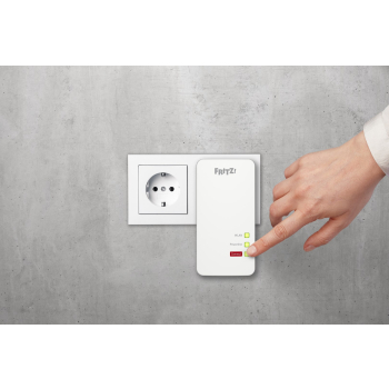 FRITZ! Powerline 1260E WLAN Set 1200 Mbit/s Przewodowa sieć LAN Wi-Fi Biały