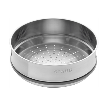 Garnek żeliwny okrągły z wkładem STAUB La Cocotte 40508-822-0 - 3.8 ltr. biała trufla