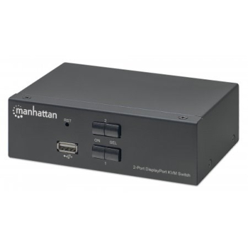 MANHATTAN PRZEŁĄCZNIK KVM DISPLAYPORT/USB 2X1 4K*6