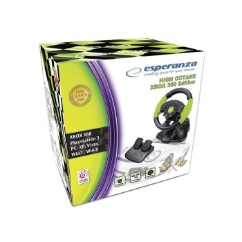 Kierownica Esperanza EG104 (PC, Xbox 360; kolor czarno-zielony)