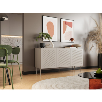 Komoda SIENA 150,5x40x75 kaszmir mat