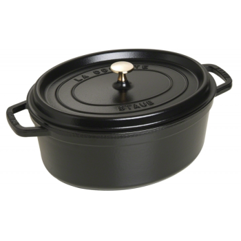 Garnek żeliwny owalny STAUB 40509-319-0 - czarny 5.5 ltr