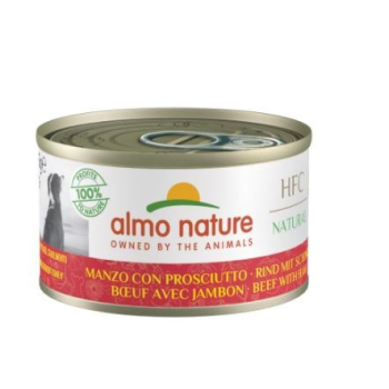 ALMO NATURE HFC Natural wołowina i szynka - karma mokra dla dorosłych psów  -  95 g