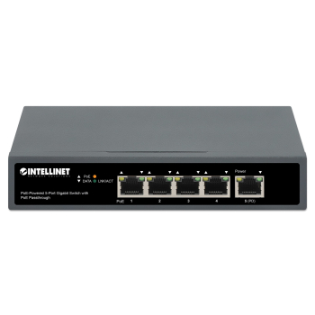 INTELLINET SWITCH GIGABIT 5X POE PASSTHROUGH ZASIL