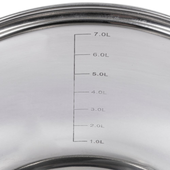 Resto Kitchenware Libra 8 l Okrągły Stal nierdzewna