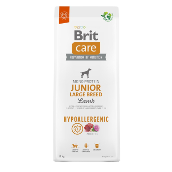 BRIT Care Hypoallergenic Junior Large Breed Lamb - sucha karma dla psa - 12 kg