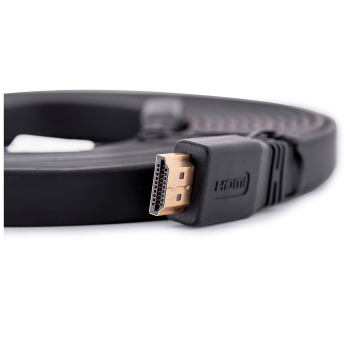 Kabel Lanberg CA-HDMI-21CU-0050-BK (HDMI M - HDMI M; 5m; kolor czarny)