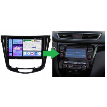 RADIO NAWIGACJA GPS NISSAN QASHQAI X-TRAIL 2014+ ANDROID klima automatyczna