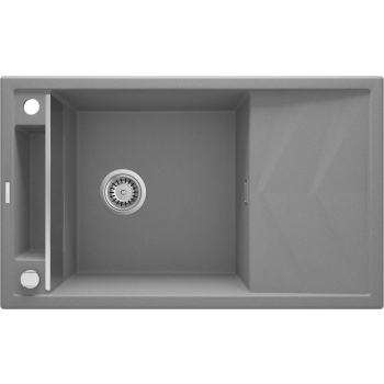 Zlewozmywak granitowy magnetyczny 1-komorowy z ociekaczem ZRM S113 5908212095003
