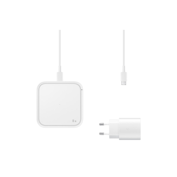 Samsung Wireless Charger Pad (with Travel Adapter) White
