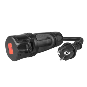 Green Cell Przejściówka Adapter Siłowy Czerwony CEE 16A 400V 5P do Gniazda Schuko 230V