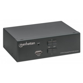 MANHATTAN PRZEŁĄCZNIK KVM DISPLAYPORT/USB 2X1 4K*6