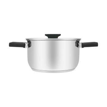 Resto Kitchenware Anser 2,5 l Okrągły Czarny, Stal nierdzewna