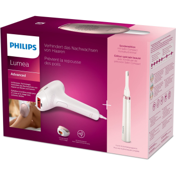 Depilator PHILIPS Lumea Advanced IPL BRI921/00 + Trymer Wbudowany filtr UV
