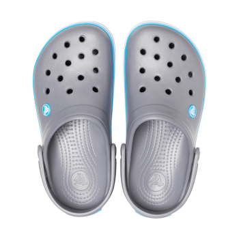 Crocs Crocband Chodaki Unisex Szary, Niebieski, Biały