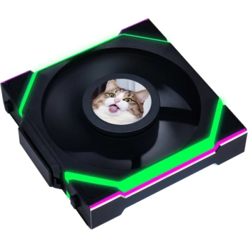 Lian Li UNI FAN SL Wireless LCD 120 Reverse Blade Obudowa komputera Wentylator 12 cm Czarny 1 szt.