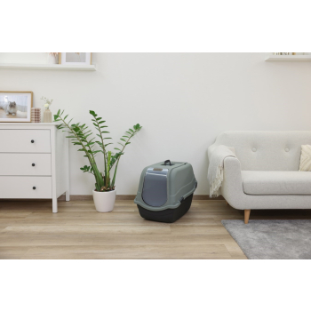 KERBL Kuweta Emma Eco, czarno- niebieska,  57 cm x 39 x 41 cm