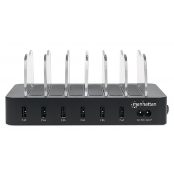 MANHATTAN 6-PORTOWA STACJA ZASILAJĄCA 6X USB-A 5V