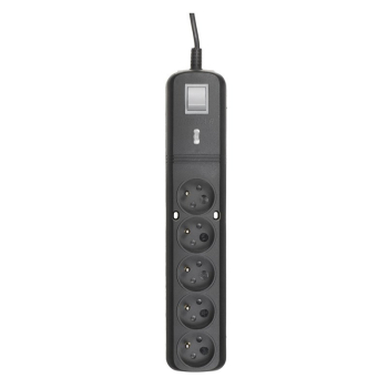 Listwa zasilająca Lestar LV530W 2,5m (5 x UTE; 10 A; 2,5m; kolor czarny)