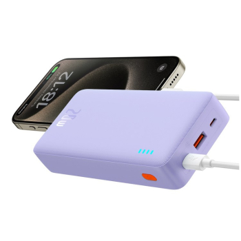 BASEUS POWERBANK AIRPOW 20000MAH 20W (FIOLETOWY)