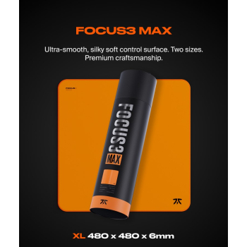 Fnatic Focus3 MAX L Podkładka dla graczy Pomarańczowy