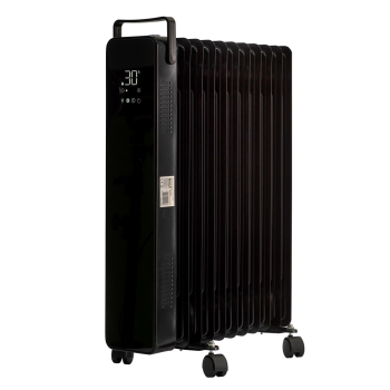Elektryczny grzejnik olejowy 2500W Wi-Fi Czarny 11