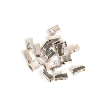 Wtyk RJ45 (8P8C) przelotowy, kat.5e, ekranowany, AWG 26-24, opakowanie 100 szt.