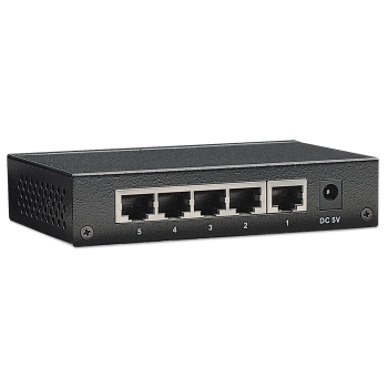 Switch 5x RJ45 Gigabit, metal, desktop