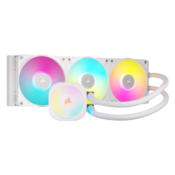 CORSAIR iCUE LINK TITAN 360 RX RGB White AIO, 360mm Radiator, Liquid CPU Cooler