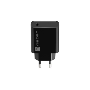NATEC ŁADOWARKA SIECIOWA RIBERA USB-C 20W POWER DELIVERY CZARNA NUC-2060