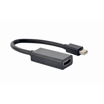 Adapter GEMBIRD A-MDPM-HDMIF-02 (Mini DisplayPort M - HDMI F; 0,15m; kolor czarny)