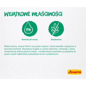 Josera Filet kurczak z kaczką - saszetka 85g