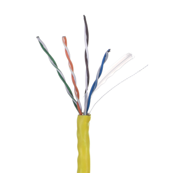 LANBERG KABEL UTP 1GB/S 305M DRUT CCA ŻÓŁTY LCU6-10CC-0305-Y