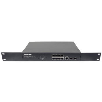 Intellinet 561167 łącza sieciowe Zarządzany Gigabit Ethernet (10/100/1000) Obsługa PoE Czarny