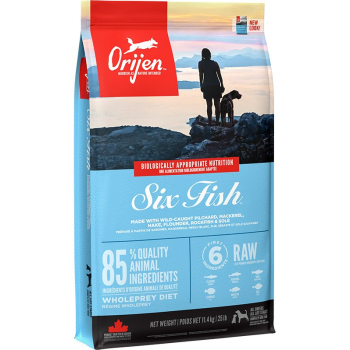 ORIJEN Six Fish - sucha karma dla psa - 11,4kg