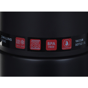 Termos z kubkiem ZWILLING THERMO (39500-514-0) 1 litr Stal nierdzewna Czarny