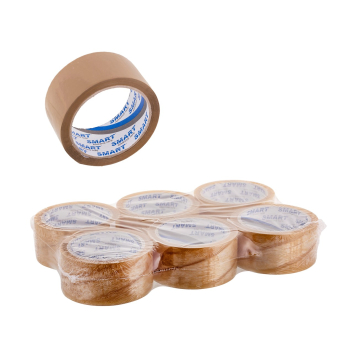 BSTech taśma klejąca Solvent Transparent 48mmx66m 6 szt