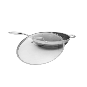 Wok z powłoką DIAMOND Kohersen Black Cube z pokrywką (32 cm ; 5,1l)